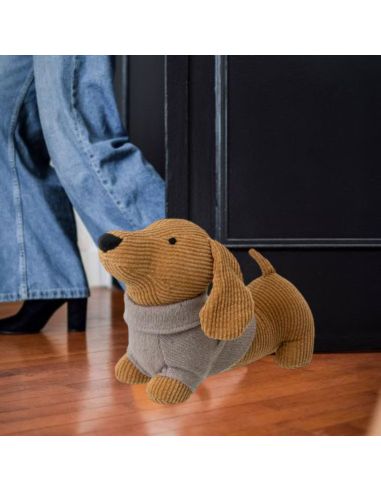 Cale Porte Chien avec Pull en Velours - 2 modèles Disponibles - Dimensions : 36 x 13 x 21 cm