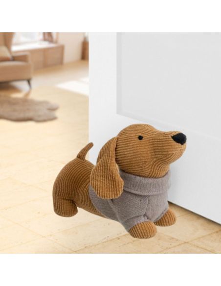Cale Porte Chien avec Pull en Velours - 2 modèles Disponibles - Dimensions : 36 x 13 x 21 cm