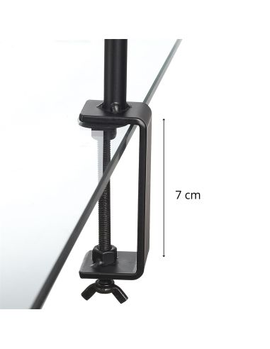 Barre Déco de Table Ajustable en Métal - Dimensions : L.139 à 250 x H.90 cm