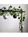 Barre Déco de Table Ajustable en Métal - Dimensions : L.139 à 250 x H.90 cm
