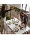 Barre Déco de Table Ajustable en Métal - Dimensions : L.139 à 250 x H.90 cm