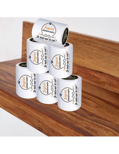 Papier WC Joyeux Anniversaire - Cadeau Humoristique Et Drôle Pour Fêter