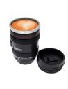 Mug Objectif d'Appareil Photo Thermos - Dimensions :  8 x 14 cm