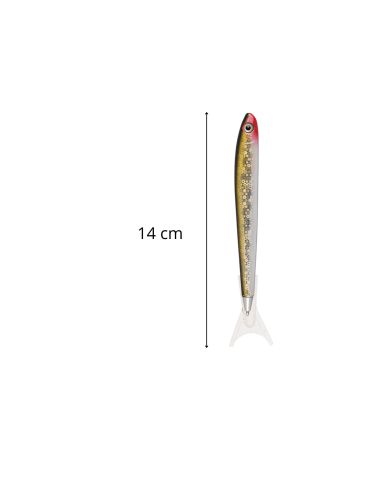 Accessoires de Bureau / Stylo à Bille Poisson / Modèle Aléatoire / Dimensions : 14 x 1 cm