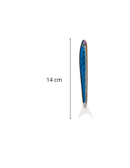 Accessoires de Bureau / Stylo à Bille Poisson / Modèle Aléatoire / Dimensions : 14 x 1 cm