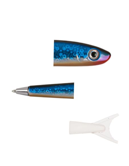 Accessoires de Bureau / Stylo à Bille Poisson / Modèle Aléatoire / Dimensions : 14 x 1 cm