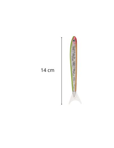 Accessoires de Bureau / Stylo à Bille Poisson / Modèle Aléatoire / Dimensions : 14 x 1 cm