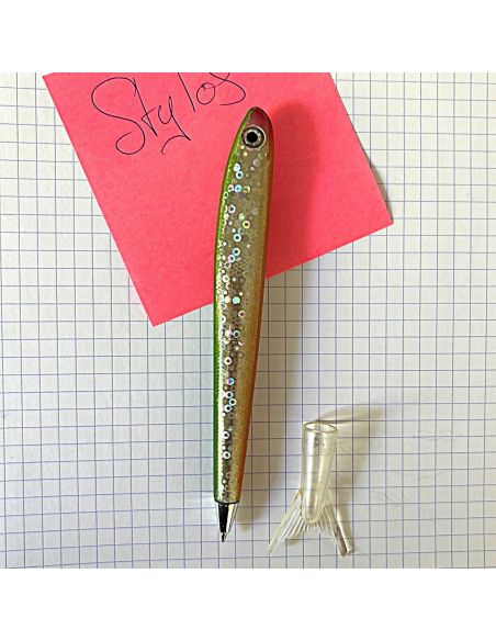 Accessoires de Bureau / Stylo à Bille Poisson / Modèle Aléatoire / Dimensions : 14 x 1 cm