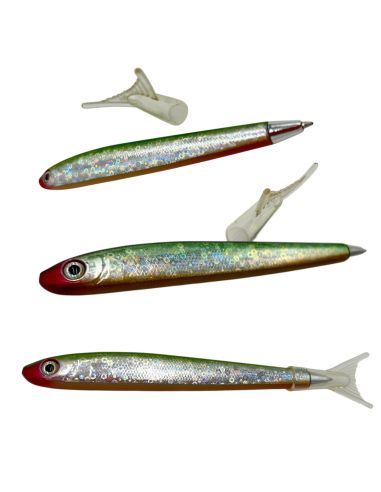 Accessoires de Bureau / Stylo à Bille Poisson / Modèle Aléatoire / Dimensions : 14 x 1 cm