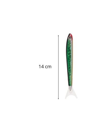 Accessoires de Bureau / Stylo à Bille Poisson / Modèle Aléatoire / Dimensions : 14 x 1 cm