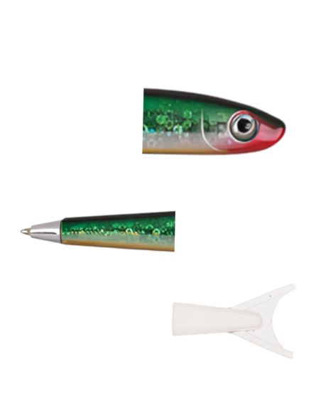 Accessoires de Bureau / Stylo à Bille Poisson / Modèle Aléatoire / Dimensions : 14 x 1 cm