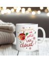 Mug Noël "On se Ferait pas un Petit Vin Chaud ? " - Dimensions : 12 x 9,7 x 8 cm