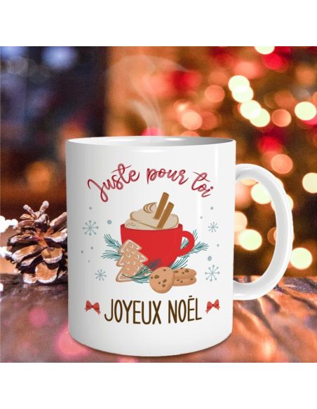 MUG "JOYEUX NOEL -JUSTE POUR TOI"
