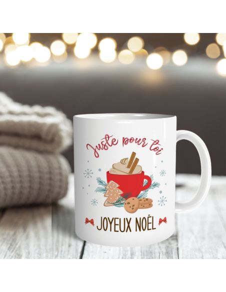 MUG "JOYEUX NOEL -JUSTE POUR TOI"