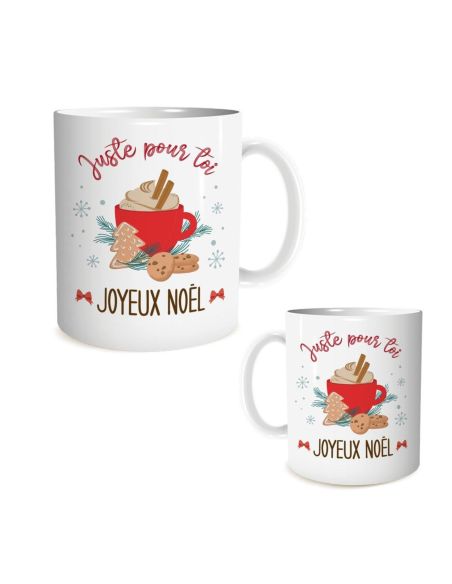 MUG "JOYEUX NOEL -JUSTE POUR TOI"