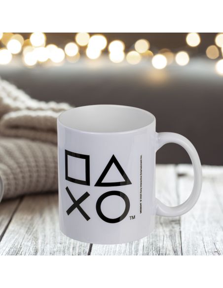 Mug "Logo Playstation" - Dimensions : 11,5 x 8 x 10 cm
