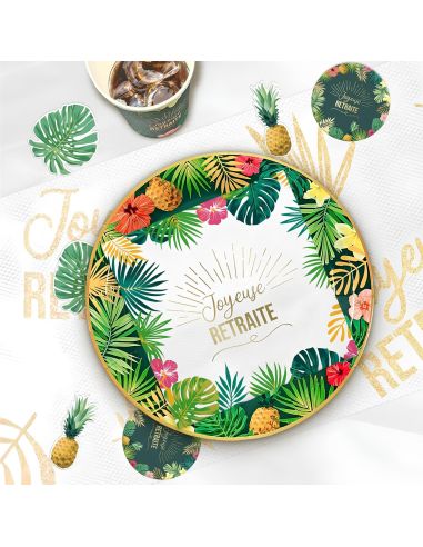 Sachet de 10 Serviettes "Joyeuse Retraite "