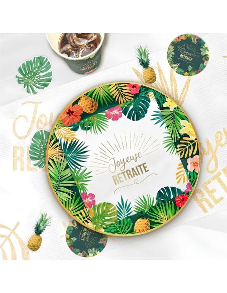 Sachet de 10 Serviettes "Joyeuse Retraite "