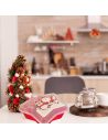 Boite de Rangement en Plastique en Forme d'Etoile "Noël" - Dimensions : 8 x 19 cm - 2 modèles Disponibles