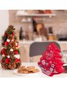 Boite de Rangement en Plastique en Forme de Sapin "Noël" - Dimensions : 33,5 x 23 x 10 cm - 2 modèles Disponibles