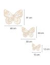 PAPILLONS DECO BOIS