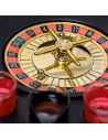 Jeu à Boire / Roulette avec 16 Verres et 2 Boules / Dimensions : 29,5 x 6 cm