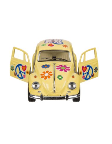 Voiture Maquette Echelle 1/32 en Métal à Friction VW Beetle 1967 - 4 Couleurs Disponibles 