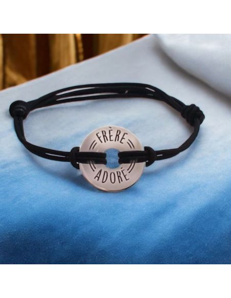 Bracelet Homme "Frère Adoré" - Taille Unique
