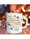 Mug "Joyeux Noël Plein de Magie" - Dimensions : 12 x 9,7 x 8 cm