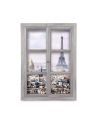 Fenêtre Décorative en Trompe Vue de Paris - 56,2 x 2 x 78,5 cm
