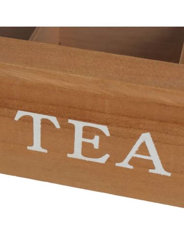 CAISSE 9 COMPRATIMENTS MDF-CRISTAL 24 X 24 X 7 CM