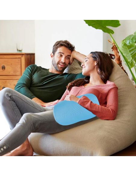 Coussin de Voyage Pour la Nuque à Microbilles - Dimensions : 31 x 15 cm - 6 Couleurs Disponibles