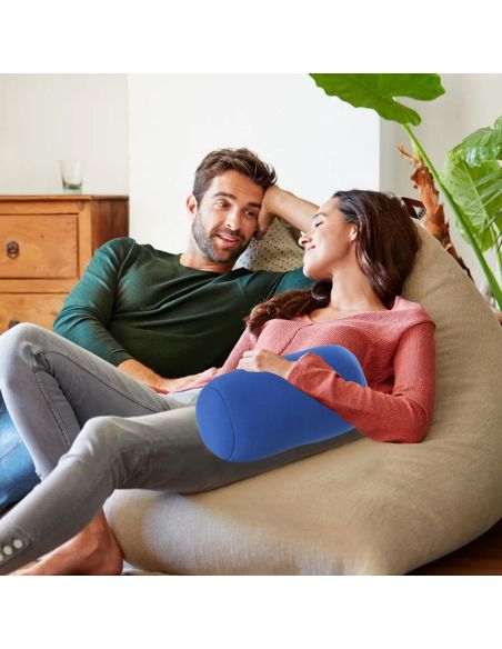Coussin de Voyage Pour la Nuque à Microbilles - Dimensions : 31 x 15 cm - 6 Couleurs Disponibles