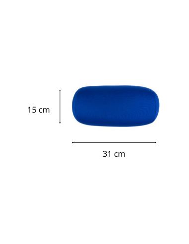 Coussin de Voyage Pour la Nuque à Microbilles - Dimensions : 31 x 15 cm - 6 Couleurs Disponibles