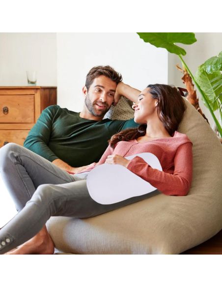 Coussin de Voyage Pour la Nuque à Microbilles - Dimensions : 31 x 15 cm - 6 Couleurs Disponibles