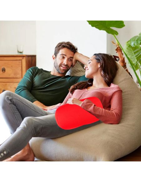 Coussin de Voyage Pour la Nuque à Microbilles - Dimensions : 31 x 15 cm - 6 Couleurs Disponibles