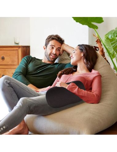 Coussin de Voyage Pour la Nuque à Microbilles - Dimensions : 31 x 15 cm - 6 Couleurs Disponibles