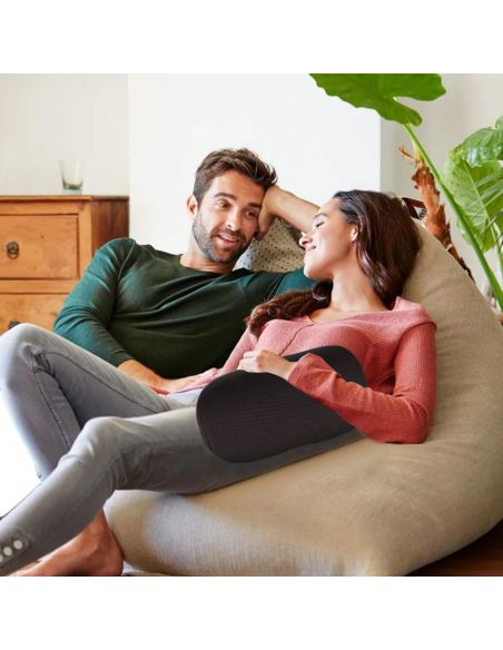 Coussin de Voyage Pour la Nuque à Microbilles - Dimensions : 31 x 15 cm - 6 Couleurs Disponibles
