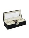 Boîte à Bijoux Pour 5 Montres - Dimensions : 29 x 12 x 8 cm