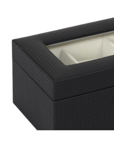 Boîte à Bijoux Pour 5 Montres - Dimensions : 29 x 12 x 8 cm