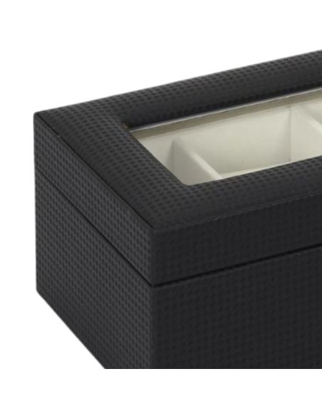 Boîte à Bijoux Pour 5 Montres - Dimensions : 29 x 12 x 8 cm