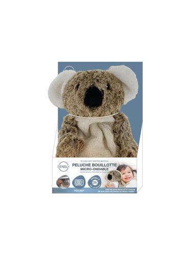 Bouillotte Peluche Koala Micro-Ondable - Dimensions : 17 x 9 x 32 cm