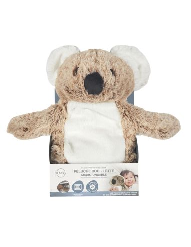 Bouillotte Peluche Koala Micro-Ondable - Dimensions : 17 x 9 x 32 cm