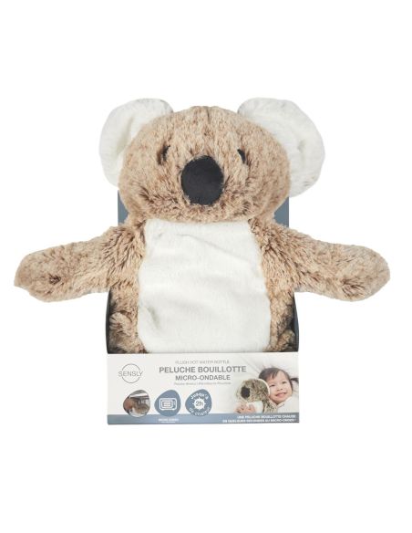 Bouillotte Peluche Koala Micro-Ondable - Dimensions : 17 x 9 x 32 cm