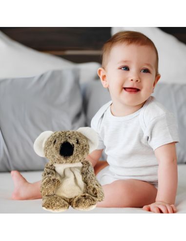Bouillotte Peluche Koala Micro-Ondable - Dimensions : 17 x 9 x 32 cm
