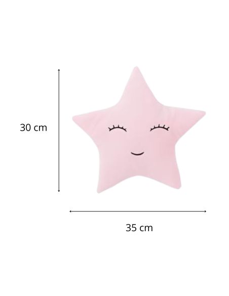 Coussins en Forme d'Etoile Pour Enfants - Dimensions : 37 x 37 cm - Disponible en 3 Couleurs