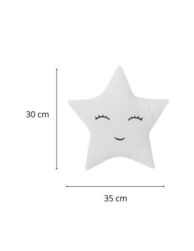 Coussins en Forme d'Etoile Pour Enfants - Dimensions : 37 x 37 cm - Disponible en 3 Couleurs