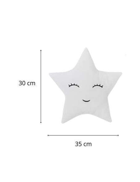Coussins en Forme d'Etoile Pour Enfants - Dimensions : 37 x 37 cm - Disponible en 3 Couleurs