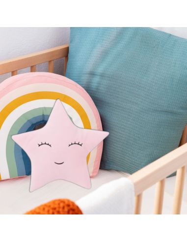 Coussins en Forme d'Etoile Pour Enfants - Dimensions : 37 x 37 cm - Disponible en 3 Couleurs