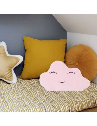 Coussins en Forme de Nuage Pour Enfants - Dimensions : 22 x 33 cm - Disponible en 3 Couleurs